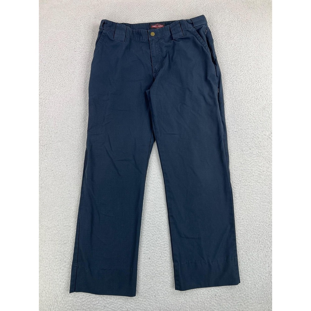 TRU-SPEC Pants Womens 10 Blue Straight Leg Chino Twill Tactical Work Pockets